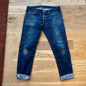 APC butler jeans men’s size 32 - worn in. Raw denim